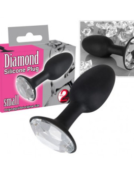 Diamond silicone plug small