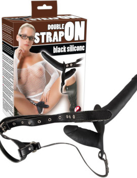 Double Strap-on Black