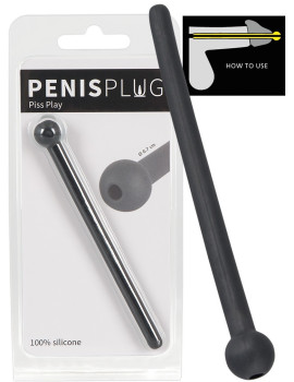 penis plug piss play