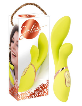 Jülie Lovetoys vibrator with clit stimulator