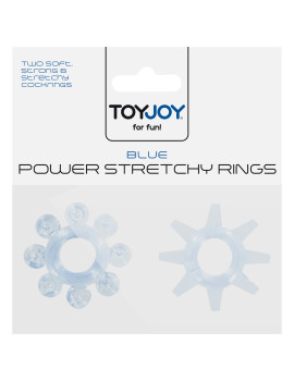 Toyjoy blue power stretchy rings