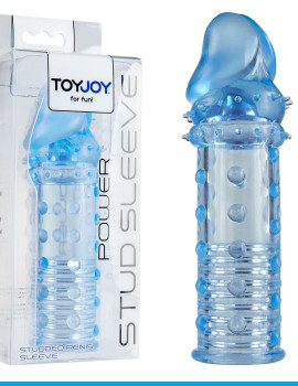 ToyJoy power Stud sleeve blue