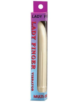 Lady finger vibrator white