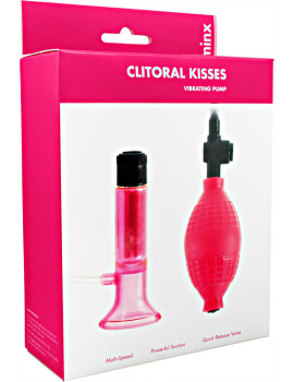Clitoral kisses vibrating pump