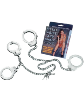 Metal wrist and ankle cuffs