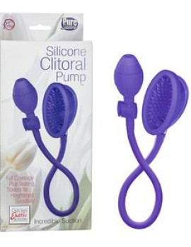 Silicone Clitoral pump purple