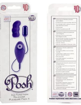 California exotic posh 10 function silicone pleasure pack 2