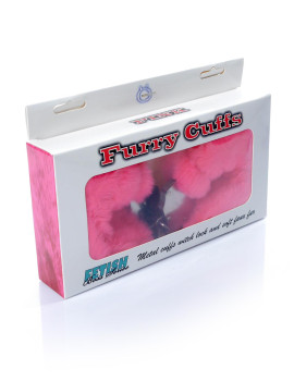 boss series Furry Cuffs pink