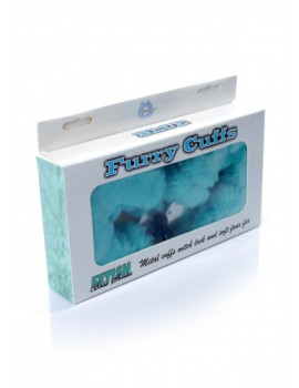 boss series Furry Cuffs blue