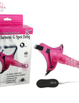 Aphrodisia Harness-Rabbit dong pink