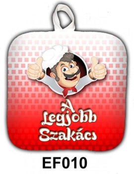 Nevesajándék edényfogó "a legjobb szakács"