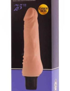 Real feel 7,5" vibrator cyber skin