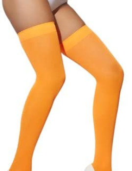 Fever hosiery opaque hold-ups neon orange