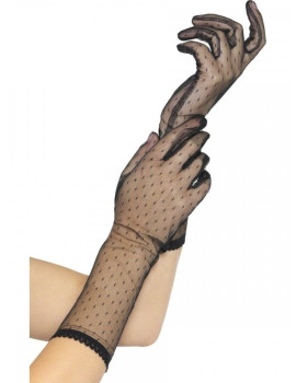 Smiffy's sheer desires lace gloves