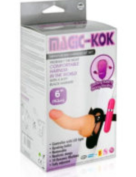 Magic -kok vibrator and harness kit set