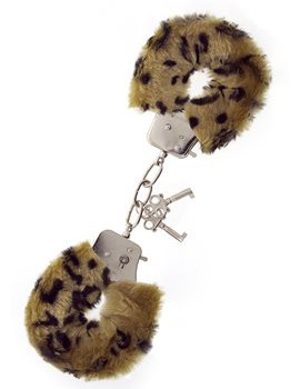 Dream toys by tonga metal cuffs leopard