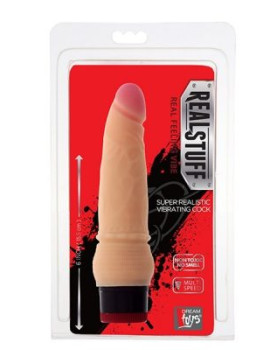 Flesh real feeling vibe 6 inch dildo