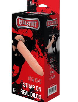 real stuff Strap on real dildo