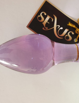 GLASS DILDO lila