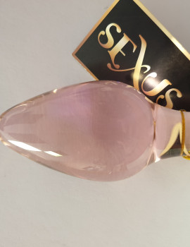 GLASS DILDÓ pink