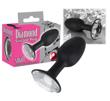 Diamond silicone plug small