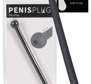 penis plug piss play