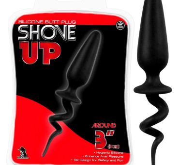Silicone butt plug shone up