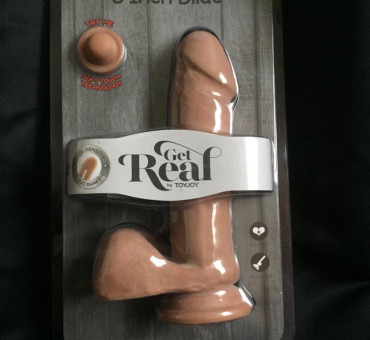 8 inch Dildo get real by toyjoy