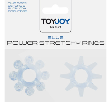 Toyjoy blue power stretchy rings