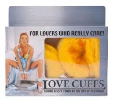 Dream toys by tonga metal cuffs yellow
