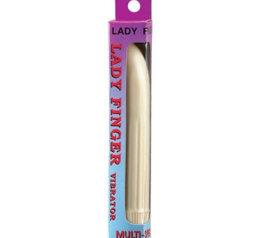 Lady finger vibrator white