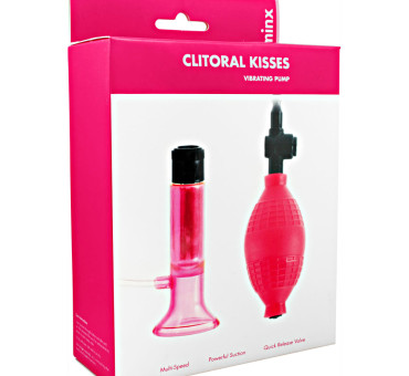 Clitoral kisses vibrating pump