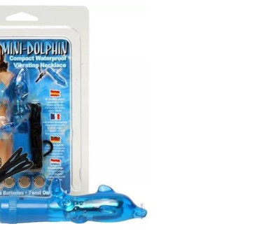 Mini Dolphin compact waterproof vibrating necklace