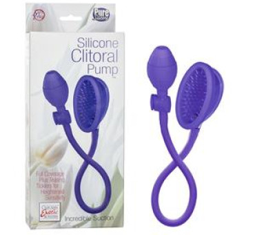 Silicone Clitoral pump purple