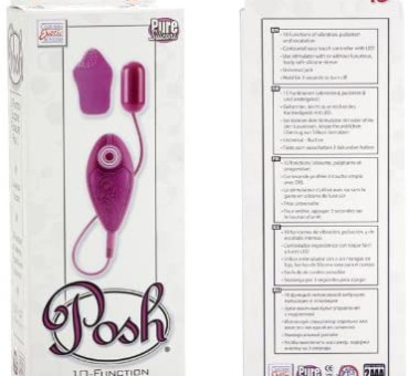California exotic posh 10 function silicone pleasure pack 2 pink