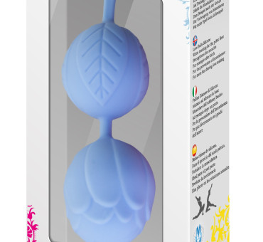 Relaxxxx hygienic silicone love balls blue