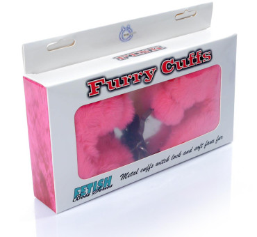 boss series Furry Cuffs pink