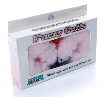 boss series Furry Cuffs Light Pink
