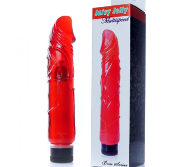Juicy Jelly multispeed boss series vibrator red