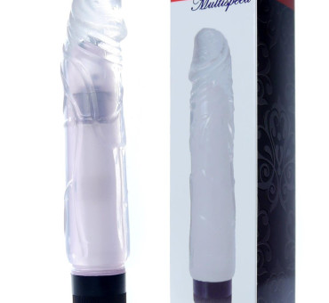 Juicy Jelly multispeed boss series vibrator clear