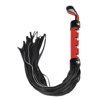 Sensual magic Whip red-imitation leather