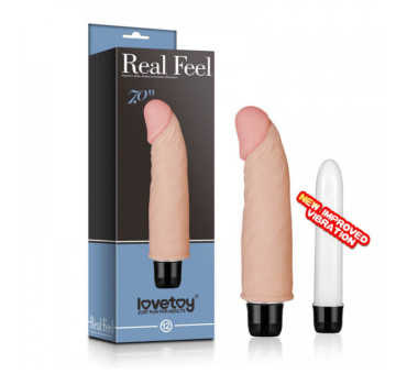 Real feel 7" vibrator cyber skin