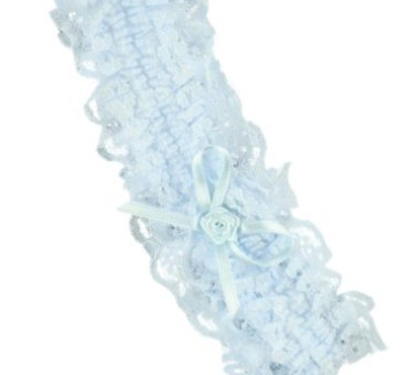 Smiffy's lace garter elasticated and with ribbons