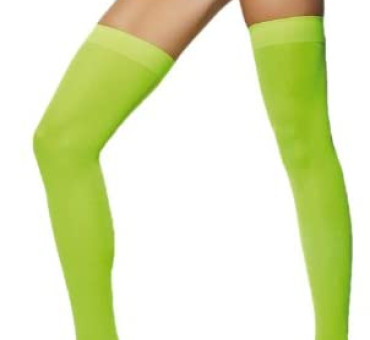 Fever hosiery opaque hold-ups neon green