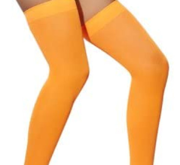 Fever hosiery opaque hold-ups neon orange