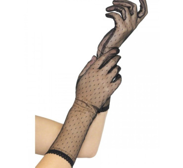 Smiffy's sheer desires lace gloves