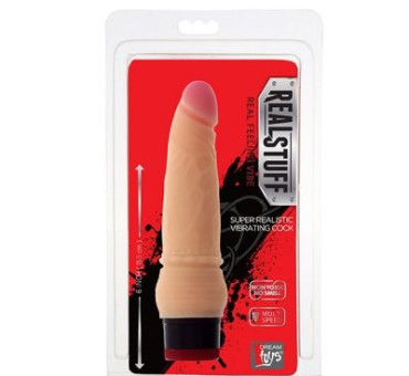 Flesh real feeling vibe 6 inch dildo