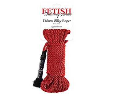 Fetish deluxe silky rope red