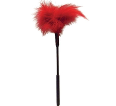 Go small feather tickler red