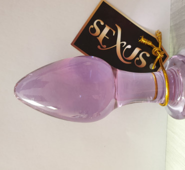 GLASS DILDO lila